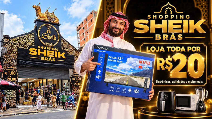 Loja toda por R$20